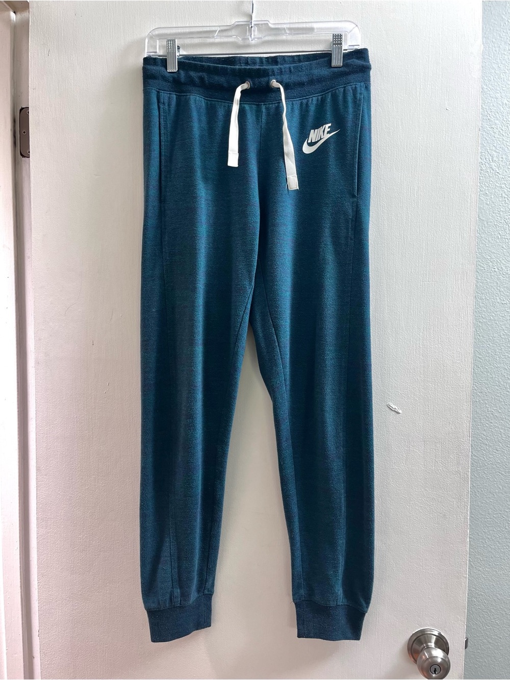 Nike Sportswear Womens Green/Blue Heathered Jogger Sweatpants S